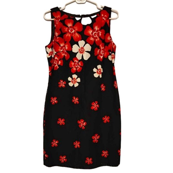 Sandra Darren Dresses & Skirts - EUC Sandra Darren Floral Sleeveless lined dress